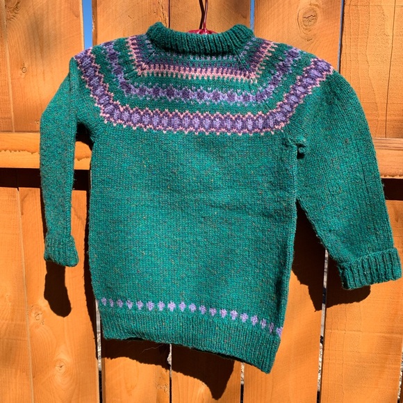 Vintage Wool Sweater and Hat Set by Heather Weather Wear - Picture 6 of 7